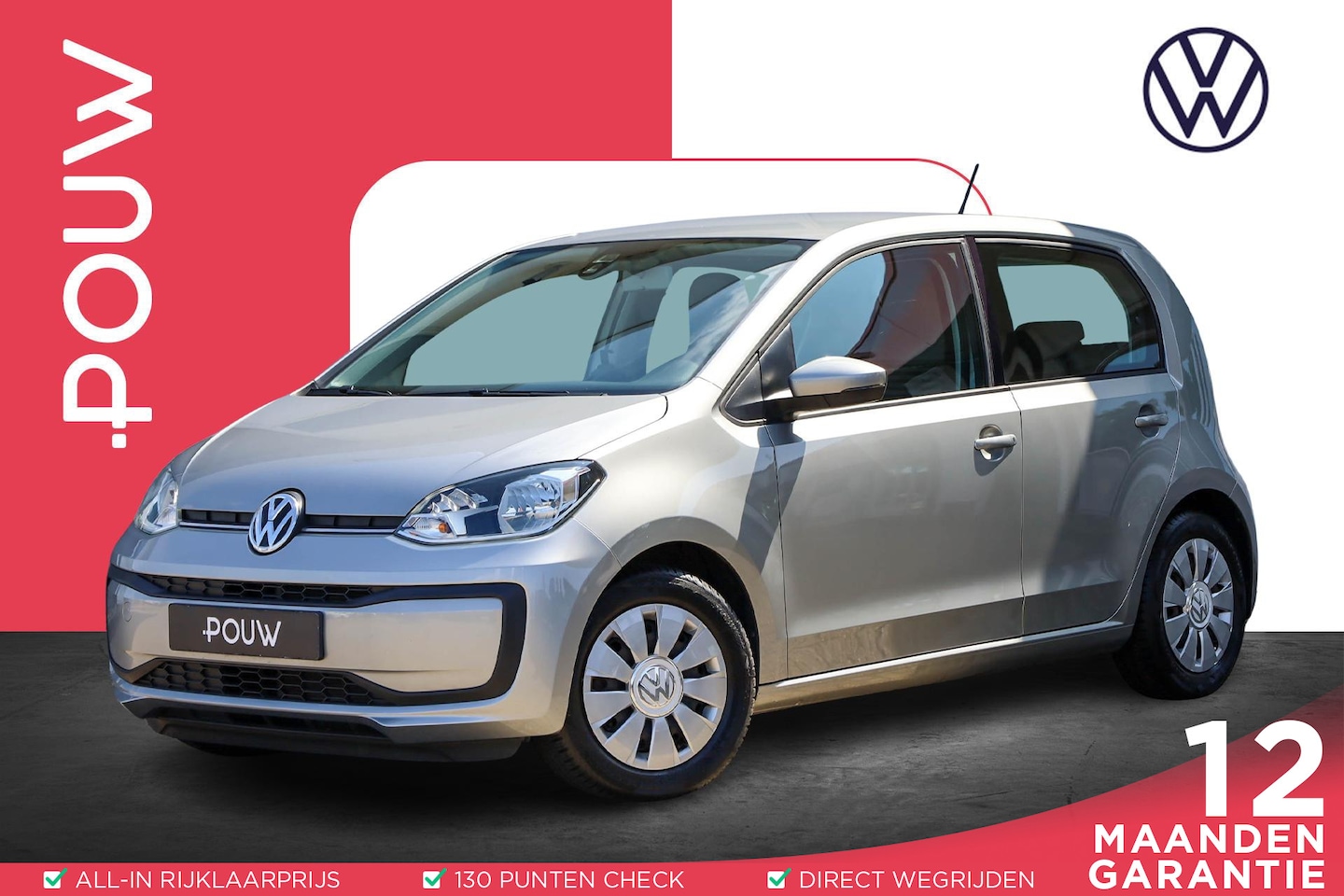 Volkswagen Up! - 1.0 60pk Move up! | Bluetooth | DAB | Reservewiel - AutoWereld.nl