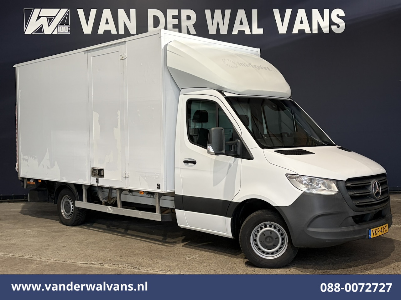 Mercedes-Benz Sprinter - 314 CDI 143pk Bakwagen 1017kg Laadvermogen Laadklep Zijdeur Euro6 Airco Camera, Apple Carp - AutoWereld.nl
