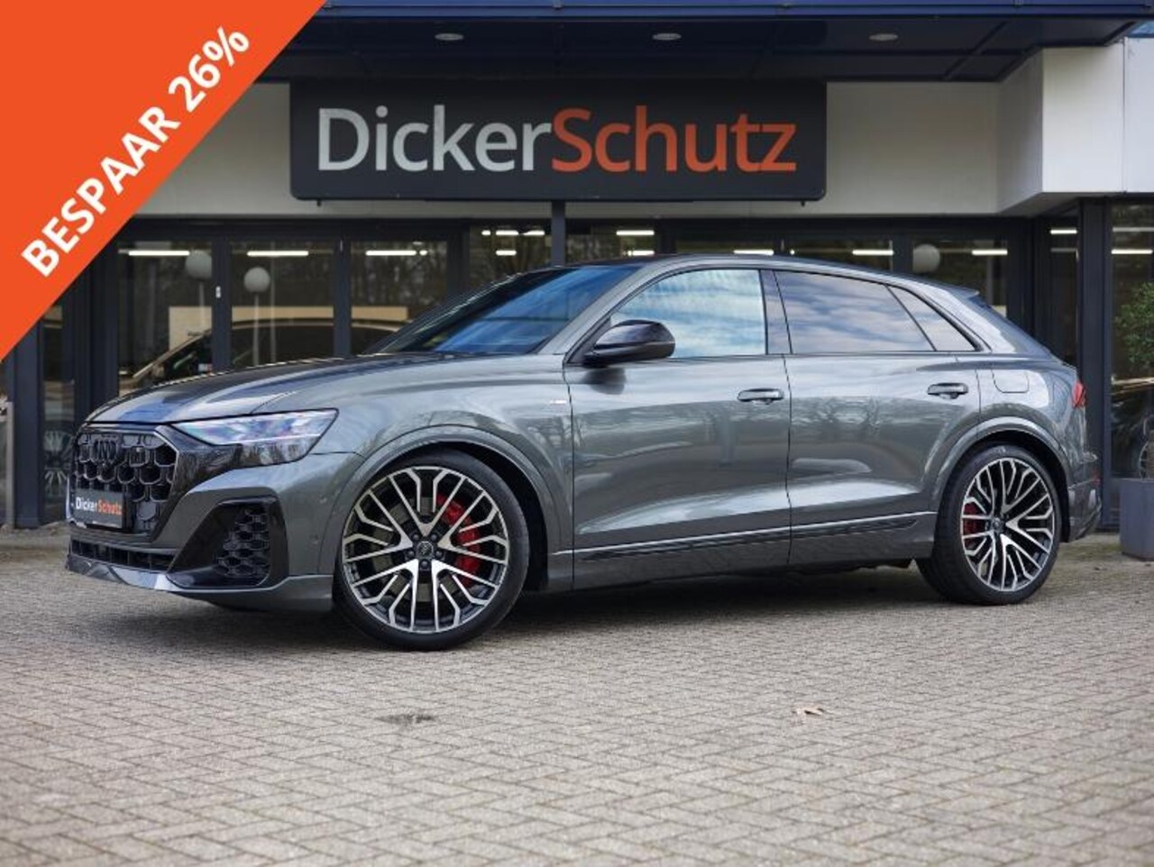 Audi Q8 - 60 TFSIe Competition Vierwielb. | Pano | Trekhaak | Massage - AutoWereld.nl