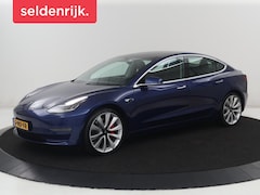 Tesla Model 3 - Performance AWD 75 kWh | Traffic-Aware Cruise control | Leder | Lichtmetaal 20'' | Achterb