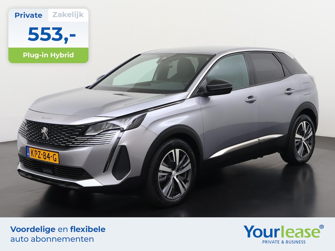 Peugeot 3008 - 1.6 HYbrid 225 Allure Pack | All-in 553,- Private Lease | Direct uit voorraad - AutoWereld.nl