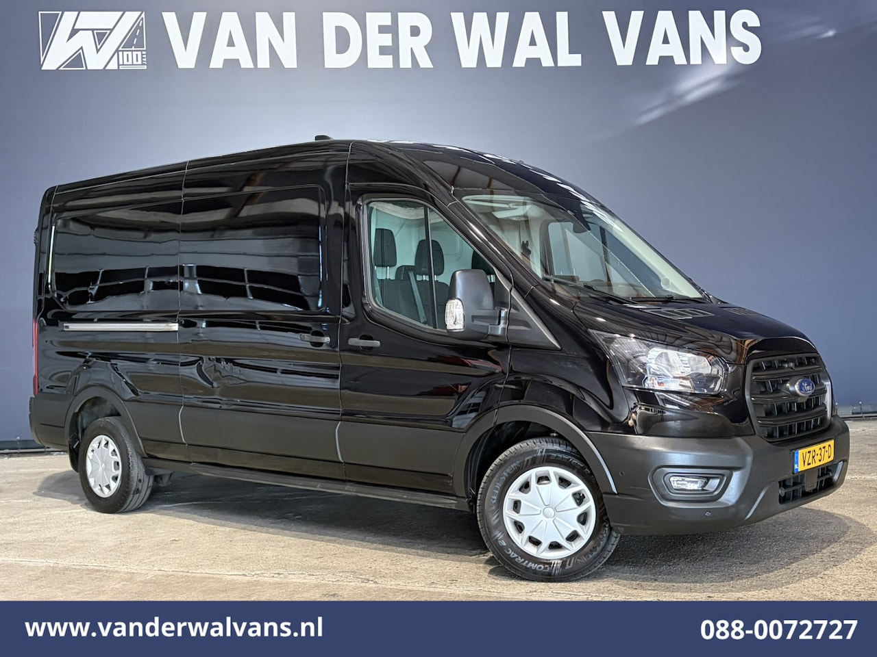 Ford Transit - 2.0 TDCI 130pk L3H2 Euro6 Airco | Apple Carplay | Adaptieve Cruisecontrol | 2500kg Trekhaa - AutoWereld.nl