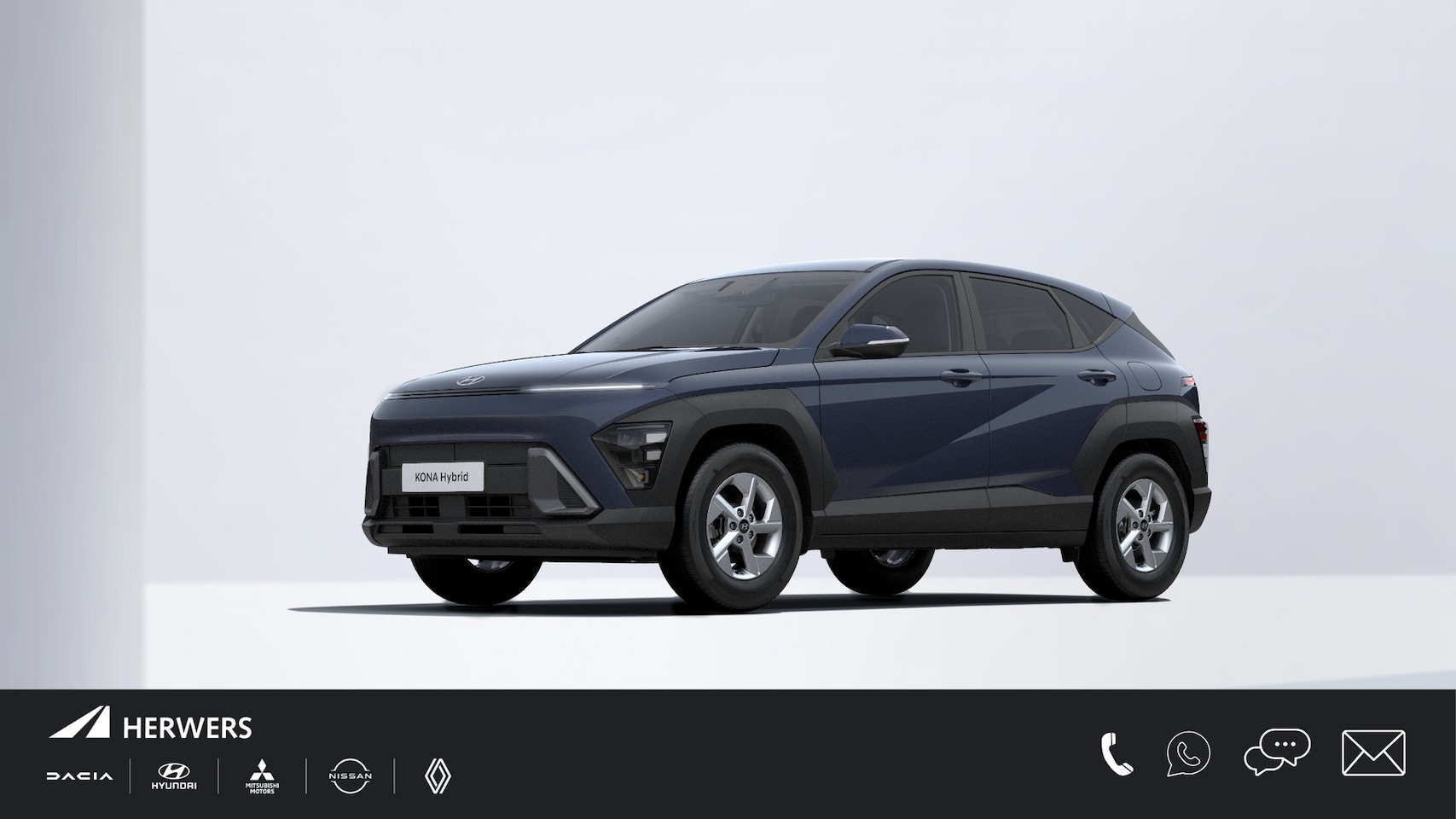 Hyundai Kona - 1.6 GDI HEV E-Motion / Private Lease Aktie v.a. € 399.- per maand / - AutoWereld.nl