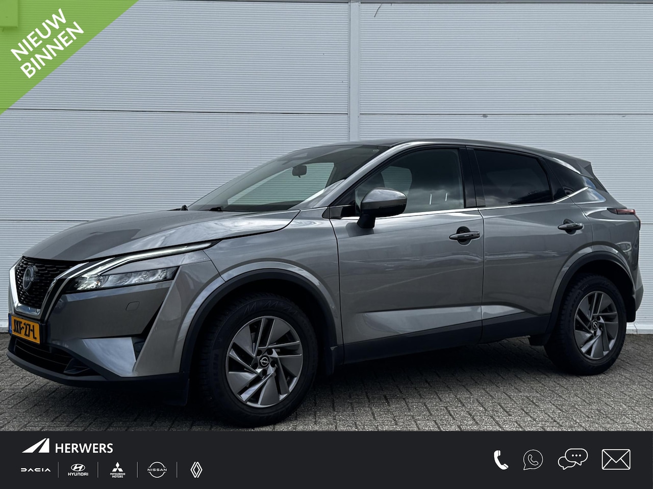 Nissan Qashqai - 1.3 MHEV Xtronic Acenta / Airco (automatisch) / Apple Carplay/Android Auto / Verwarmde voo - AutoWereld.nl