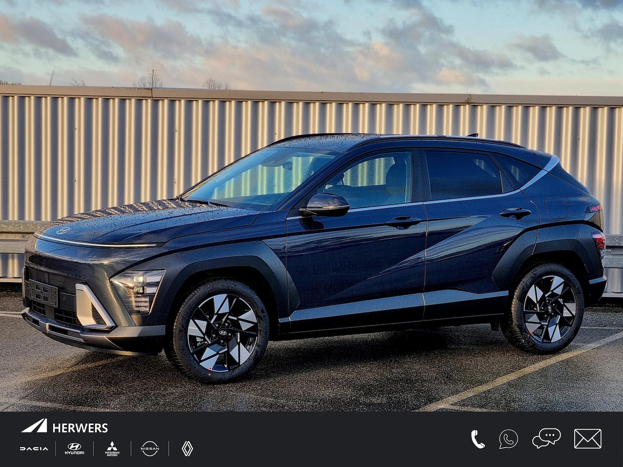 Hyundai Kona - 1.6 GDI HEV Comfort Smart / Actie Private Lease vanaf € 430.- per maand / Meerdere kleuren - AutoWereld.nl