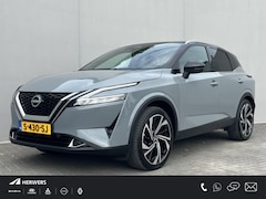 Nissan Qashqai - 1.3 MHEV Xtronic Tekna Plus / Trekhaak (1.800KG) / HUD / 360 Camera / Lederen Bekleding /