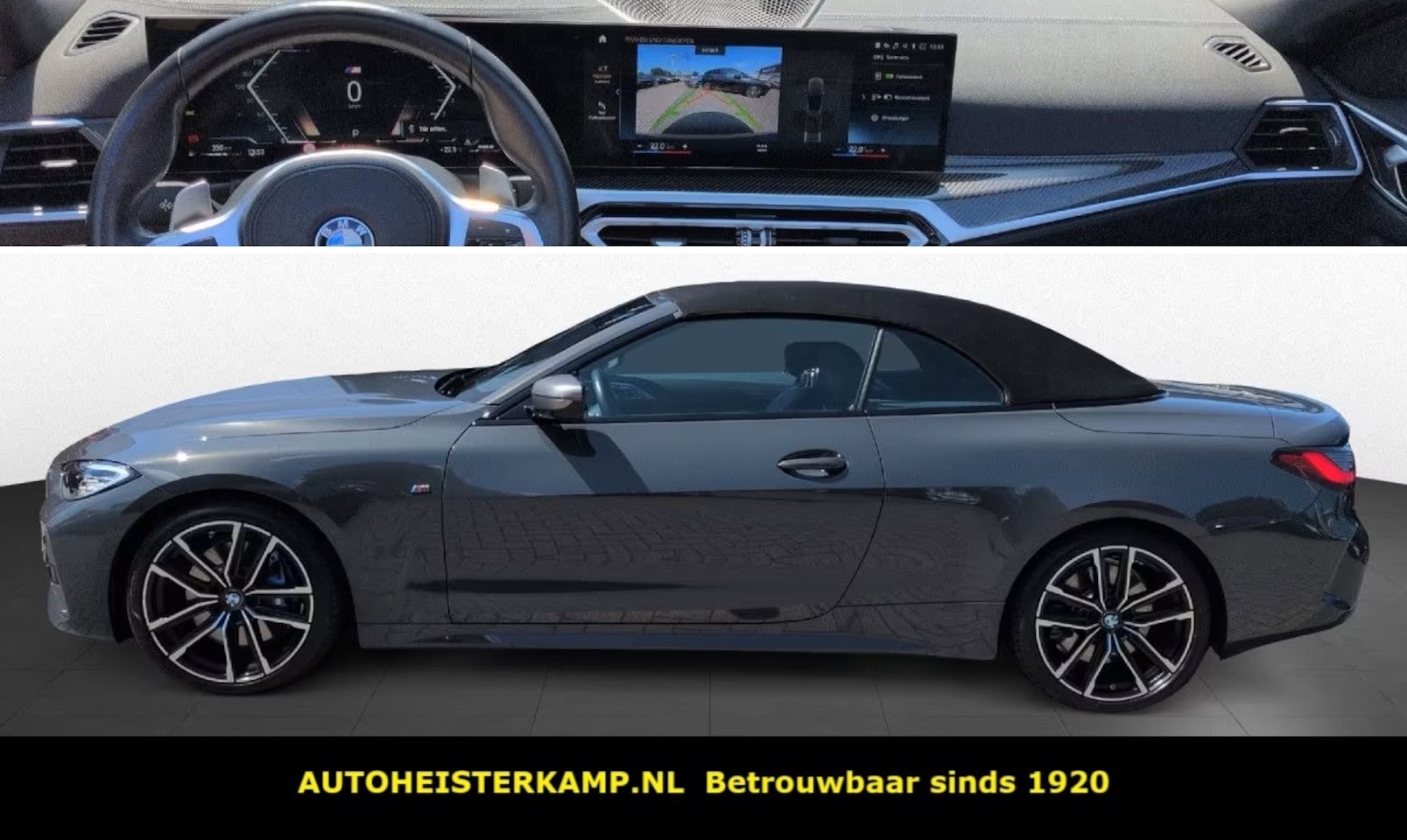 BMW 4-serie Cabrio - M440i 374 PK WideScreen Camera Stuurverwarming Memory 19 Inch - AutoWereld.nl