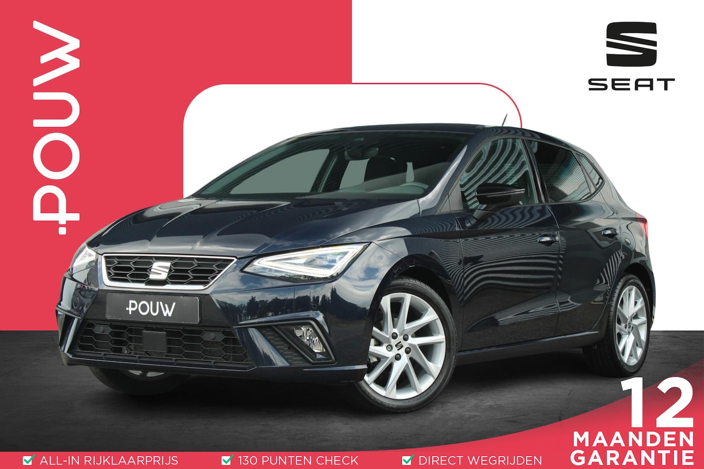 SEAT Ibiza - 1.0 EcoTSI 95pk FR | Parkeersensoren Voor/ Achter | Apple CarPlay/ Android Auto | Cruise C - AutoWereld.nl