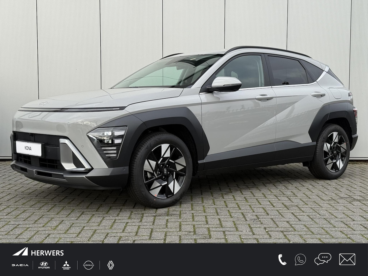 Hyundai Kona - 1.6 GDI HEV Premium / Demo Deal / MY 26 / Zwart Leder / Stoelverkoeling / Stoelverwarming - AutoWereld.nl