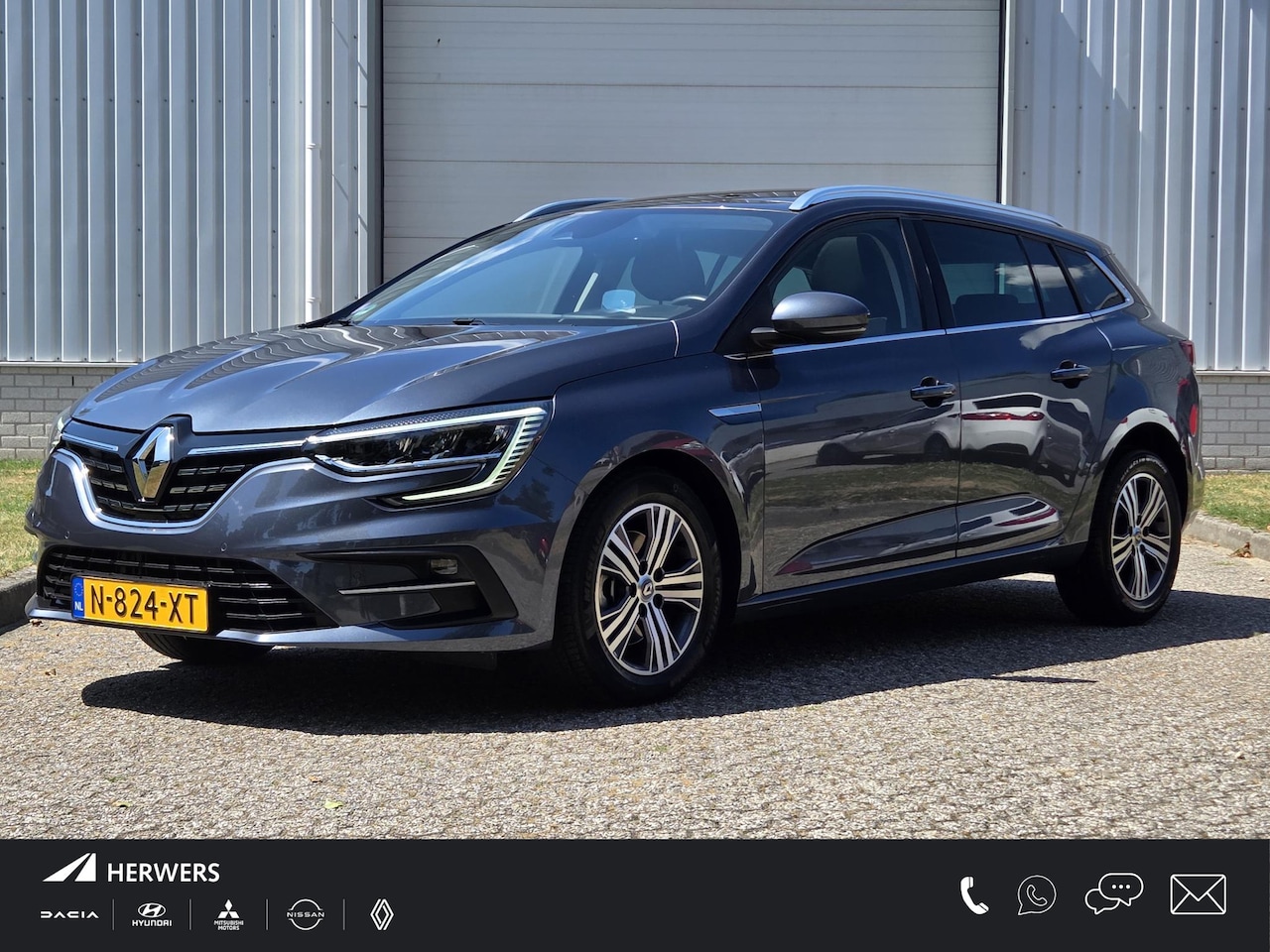 Renault Mégane Estate - 1.3 TCe Intens / Schuif-Kantel Dak / Trekhaak / Head Up Display / Achteruitrijcamera / Sen - AutoWereld.nl