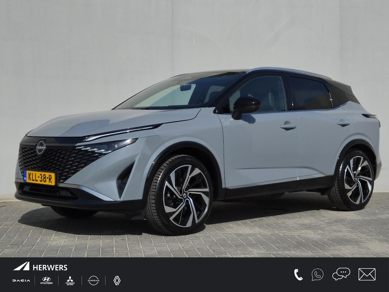 Nissan Qashqai - 1.3 MHEV Xtronic Tekna Plus / Panoramadak / Fabrieksgarantie tot 9-2028 / Head- Up Display - AutoWereld.nl