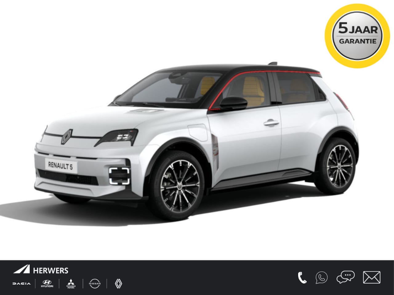 Renault 5 - urban range iconic cinq 40 kWh - AutoWereld.nl