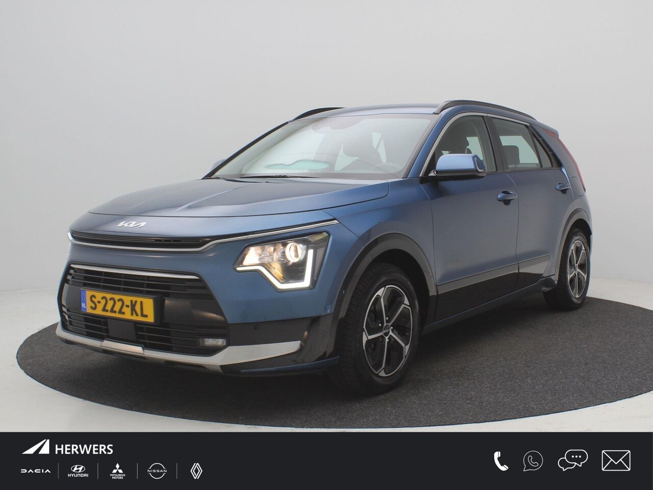 Kia Niro - 1.6 GDi Hybrid DynamicLine / Automaat / Navigatie / Achteruitrij Camera /Adaptieve Cruise - AutoWereld.nl