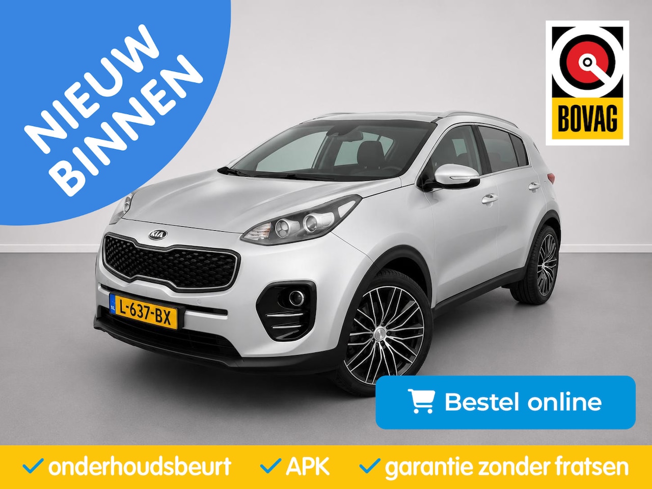 Kia Sportage - 1.6 GDI ComfortLine| CruiseControl|Camera|PDC|Stoel/Stuur verwarming| - AutoWereld.nl