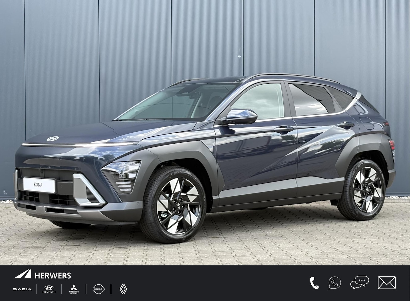 Hyundai Kona - 1.6 GDI HEV Premium Sky / € 4.500,- voorraad voordeel / Prijs is rijklaar / Schuif/Kanteld - AutoWereld.nl