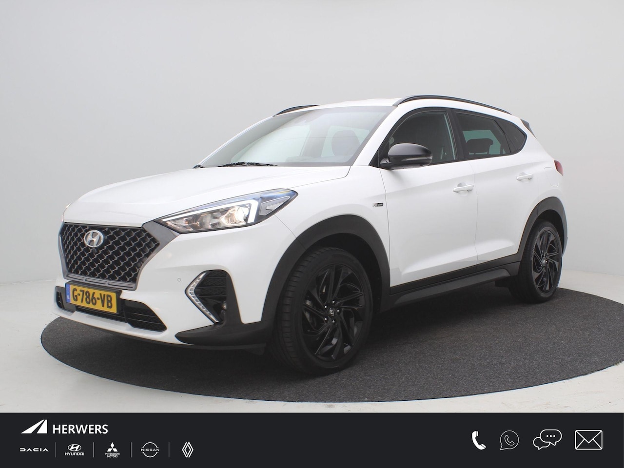 Hyundai Tucson - 1.6 T-GDI N-Line AUTOMAAT / 1600KG Trekgewicht / Adaptieve Cruise Control / Navigatie / 36 - AutoWereld.nl