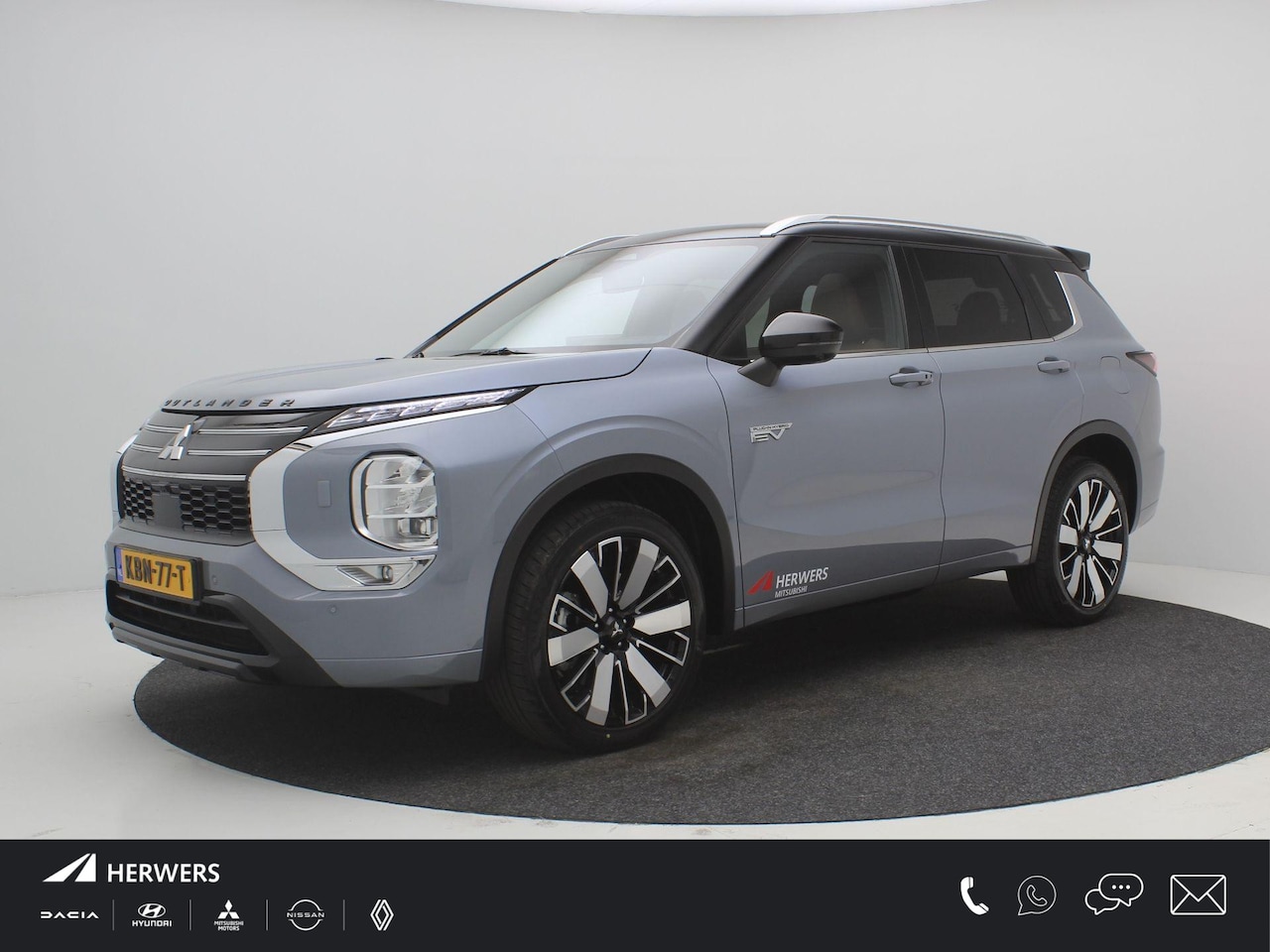 Mitsubishi Outlander - 2.4 PHEV Instyle+ / 1600KG Trekgewicht / Glazen schuif-kanteldak / Style Pack Black / Lede - AutoWereld.nl