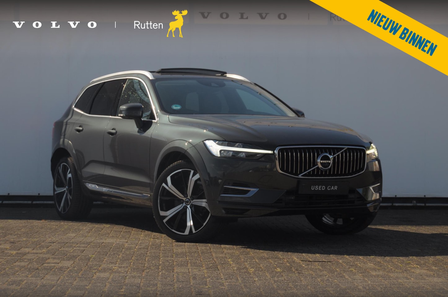 Volvo XC60 - T6 350PK Automaat Recharge Inscription / Trekhaak / 360 camera / Leder dashboard / Head-u - AutoWereld.nl