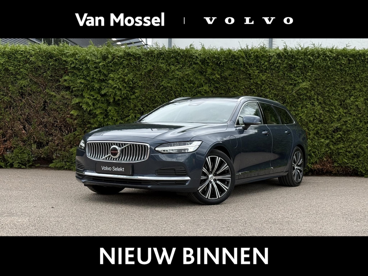 Volvo V90 - T6 Plug-in Hybrid AWD Ultimate Bright Trekhaak - AutoWereld.nl
