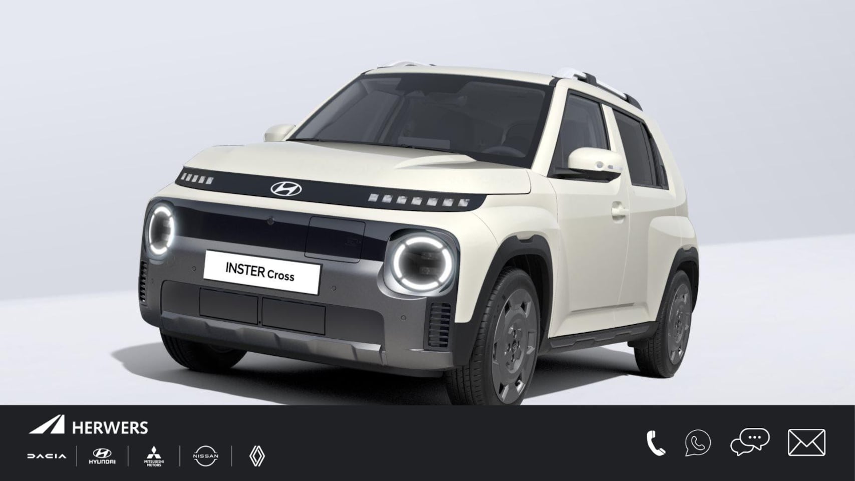 Hyundai Inster Cross - Sky Plus 49 kWh /Incl. €3000,- inruilvoordeel / Schuif-kantel dak / Navigatie / Apple & An - AutoWereld.nl
