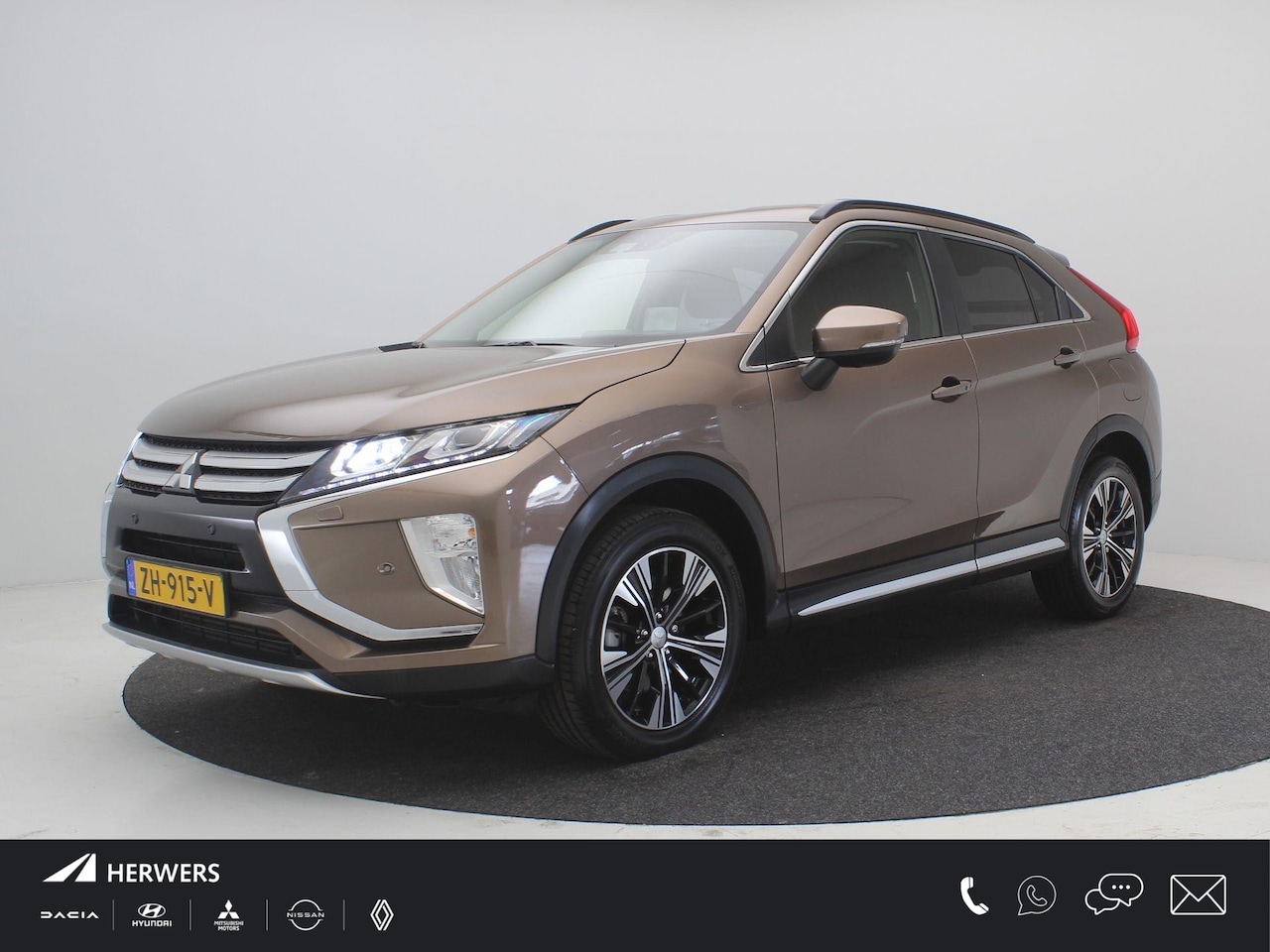 Mitsubishi Eclipse Cross - 1.5 DI-T First Edition / Automaat / 360 Camera / HUD / Keyless / Dodehoek Detectie / Cruis - AutoWereld.nl