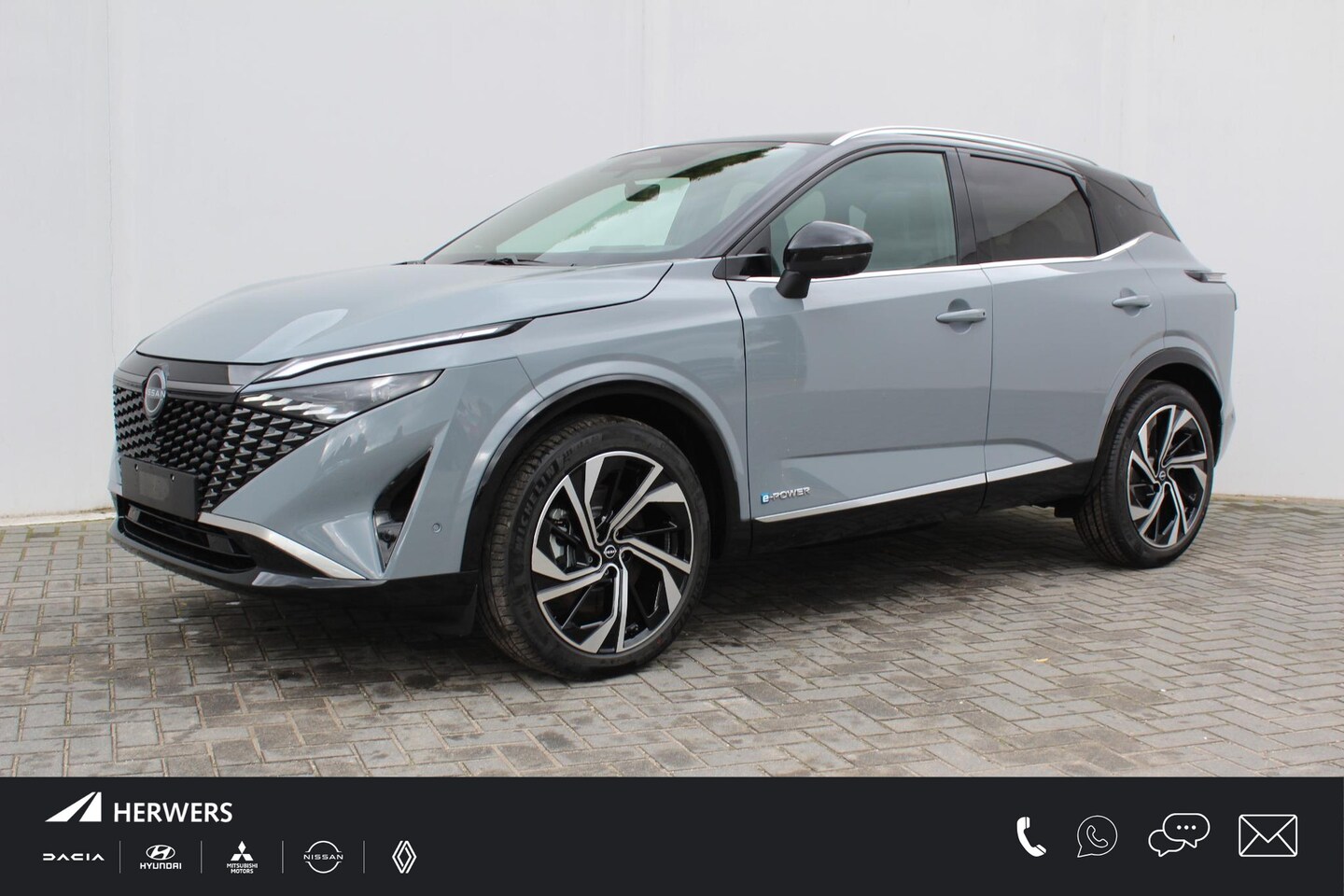 Nissan Qashqai - 1.5 e-Power Tekna Plus / Panoramadak / Lederen bekleding / Lichtmetalen Velgen 20" / BOSE - AutoWereld.nl