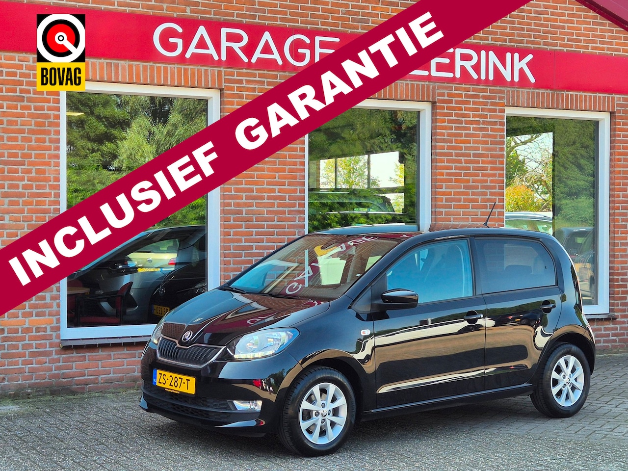 Skoda Citigo - 1.0 Greentech Style 60PK 5drs airco, cruise, elektr.ramen, bluetooth - AutoWereld.nl