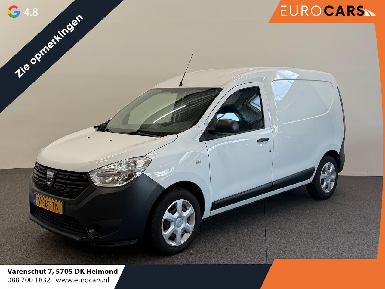 Dacia Dokker - 1.5 dCi 75 Essential Navigatie Bluetooth Cruise Control Trekhaak zijschuifdeur airco LEES - AutoWereld.nl