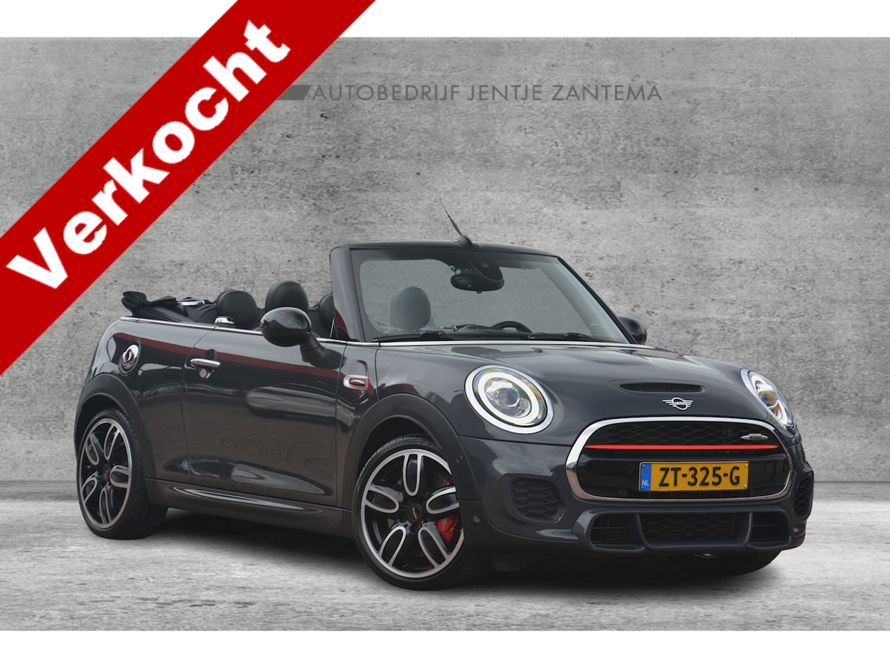MINI Cabrio - 2.0 John Cooper Works Chili | Navigatie | Harman-Kardon | HUD | Keyless | Camera | Leer | - AutoWereld.nl
