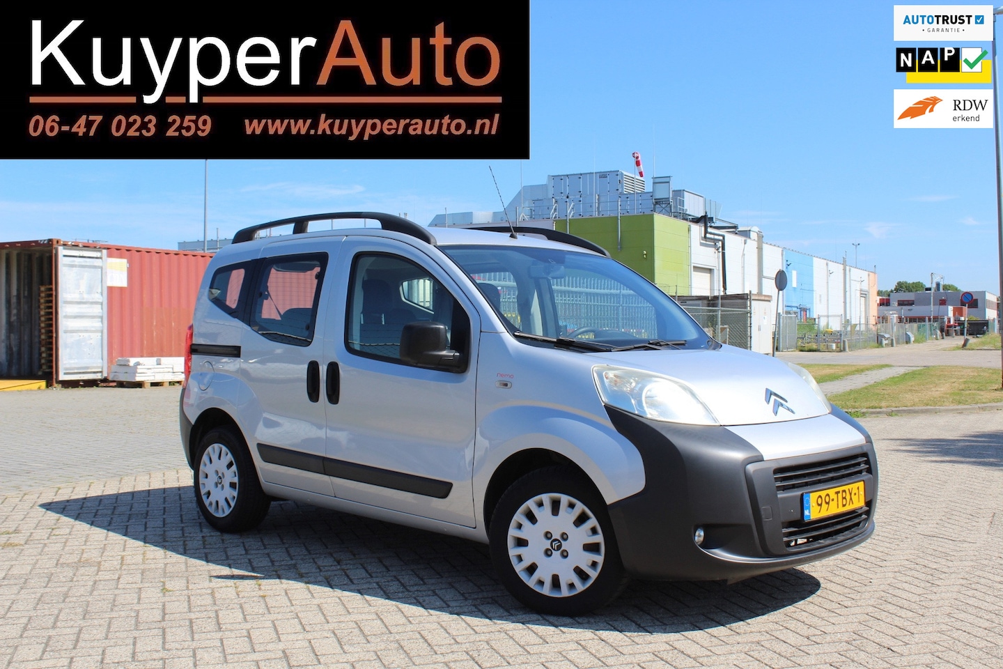 Citroën Nemo - 1.4i Multispace NAP 1E EIG .5 PERS AIRCO PARKEERSENS, DUBBELE SCHUIFDEUREN - AutoWereld.nl