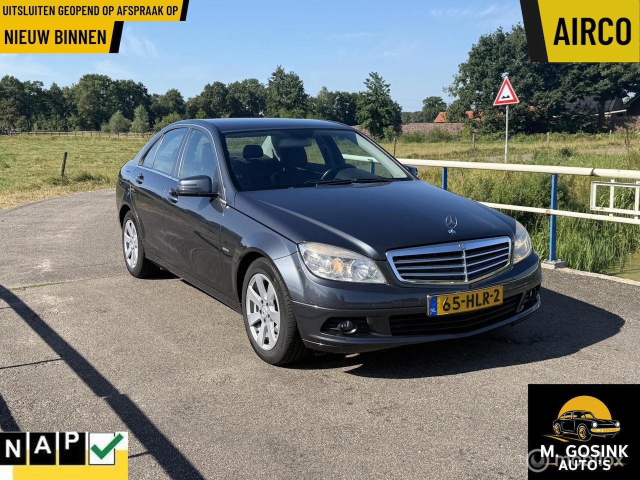Mercedes-Benz C-klasse - 180 K Business Class leder nap Pdc Airco - AutoWereld.nl