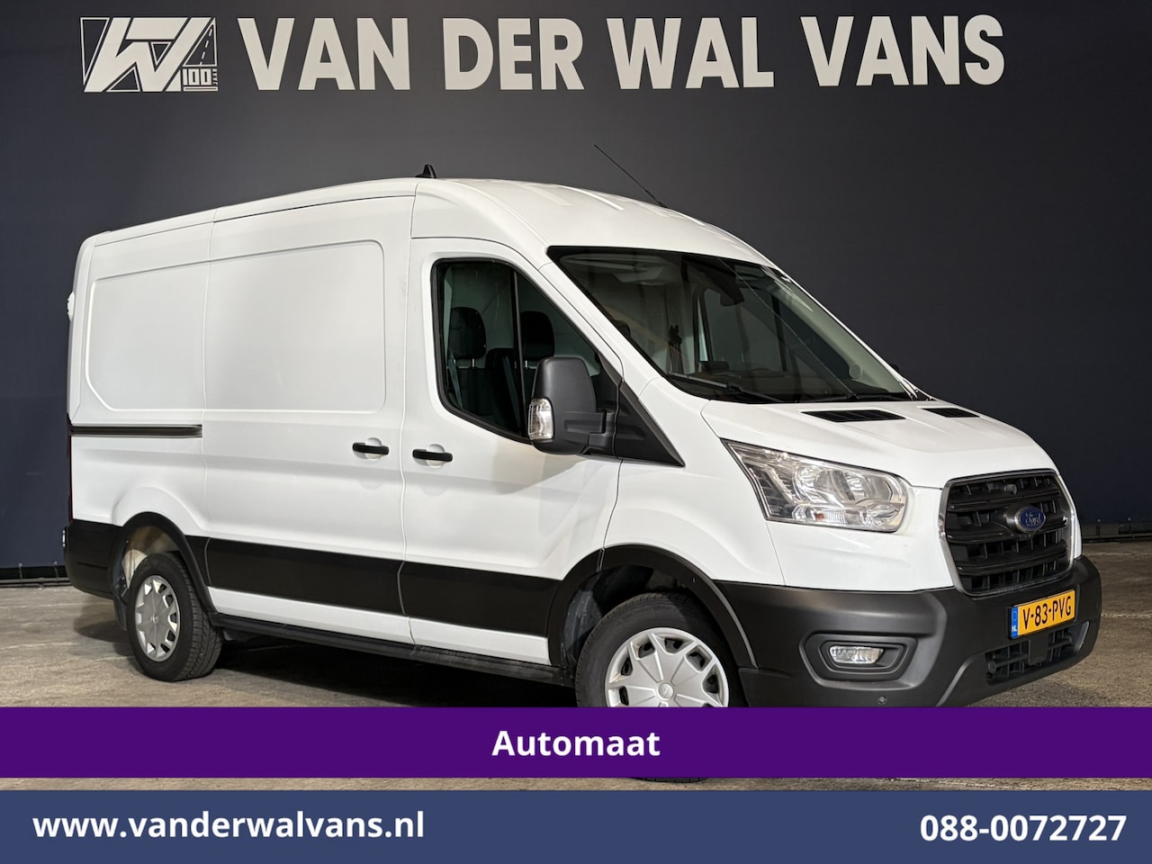 Ford Transit - 2.0 TDCI 130pk Automaat L2H2 Euro6 Airco | Camera | Navigatie | Apple Carplay | Cruisecont - AutoWereld.nl