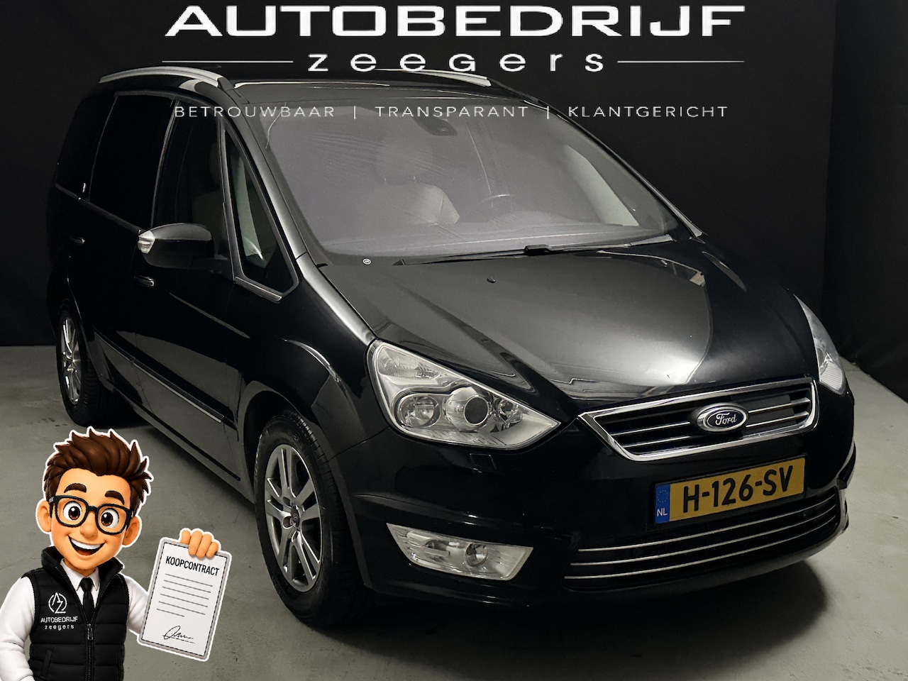 Ford Galaxy - 2.0 SCTi Titanium 7 Persoons *Automaat*AC*Navi*Pano*Heatseat* - AutoWereld.nl
