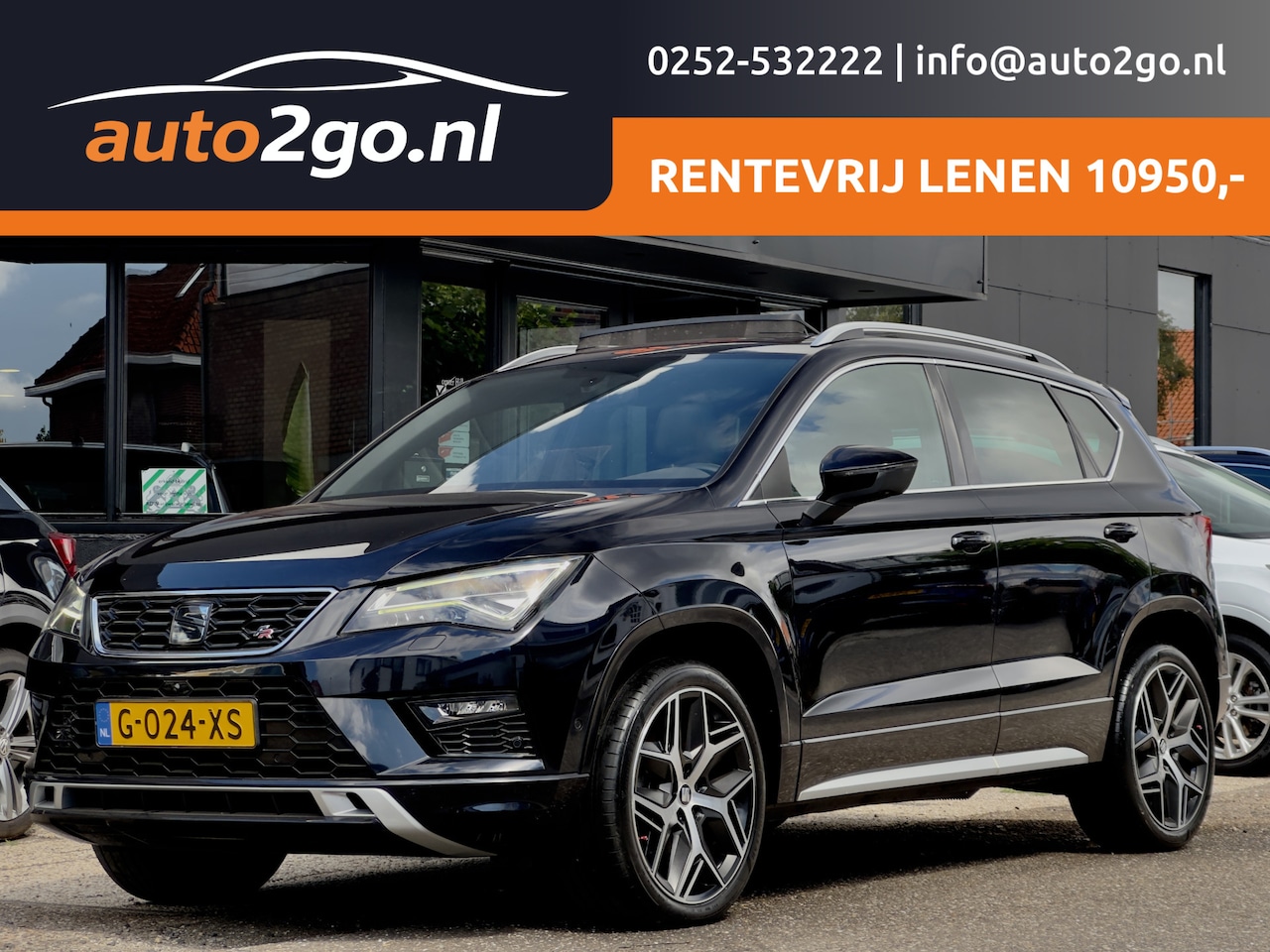 SEAT Ateca - 1.5 TSI AUT7 FR INTENSE 150PK PANODAK LEDER NAVI CAMERA360 DIGI-DASH CARPLAY LED LMV PDC - AutoWereld.nl