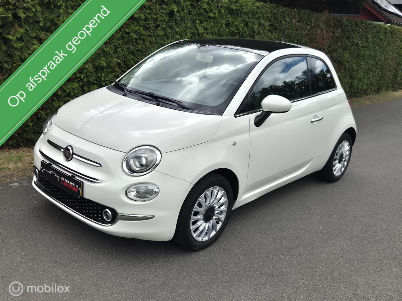 Fiat 500 - 1.2 Lounge Panoramadak Groot Beeldscherm Airco Pdc - AutoWereld.nl