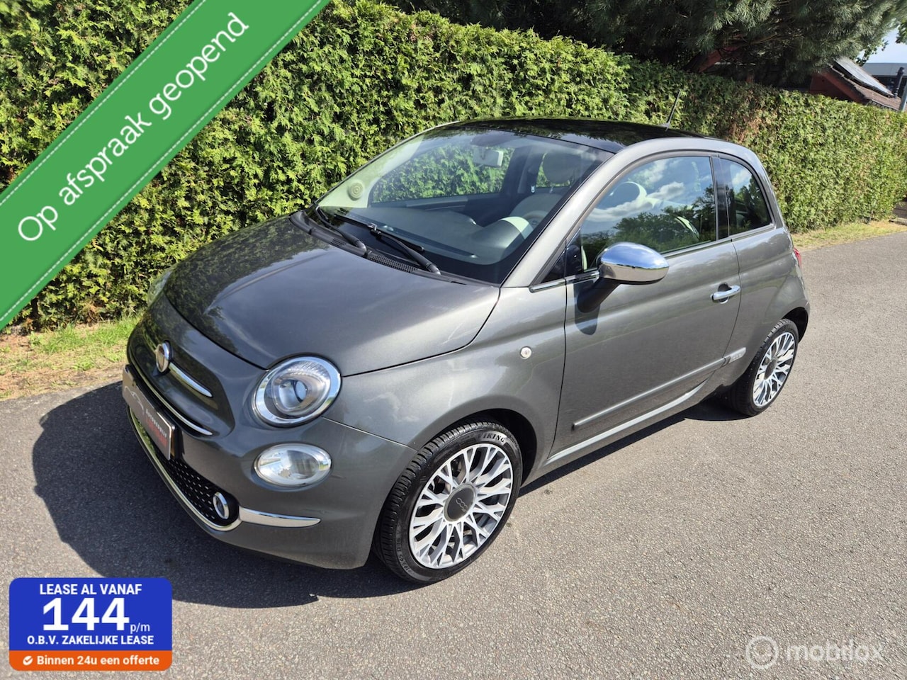 Fiat 500 - 1.2 Lounge Navi Pano Climate-Cruise control virtual cockpit - AutoWereld.nl