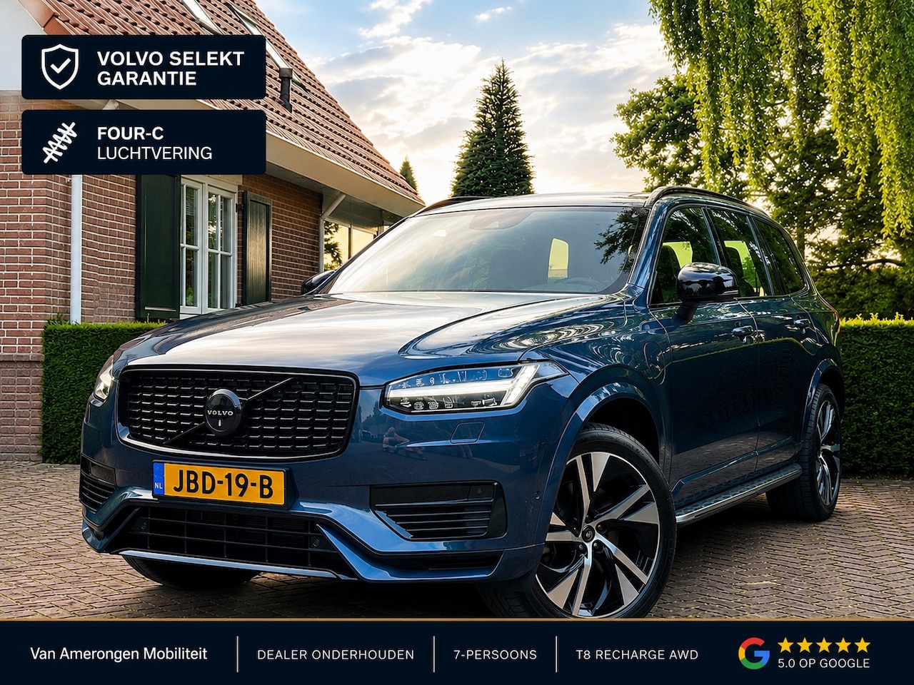 Volvo XC90 - 2.0 T8 Recharge AWD R-Design 7-persoons | Four-C Luchtvering | HUD | Nappa Leder | Panoram - AutoWereld.nl