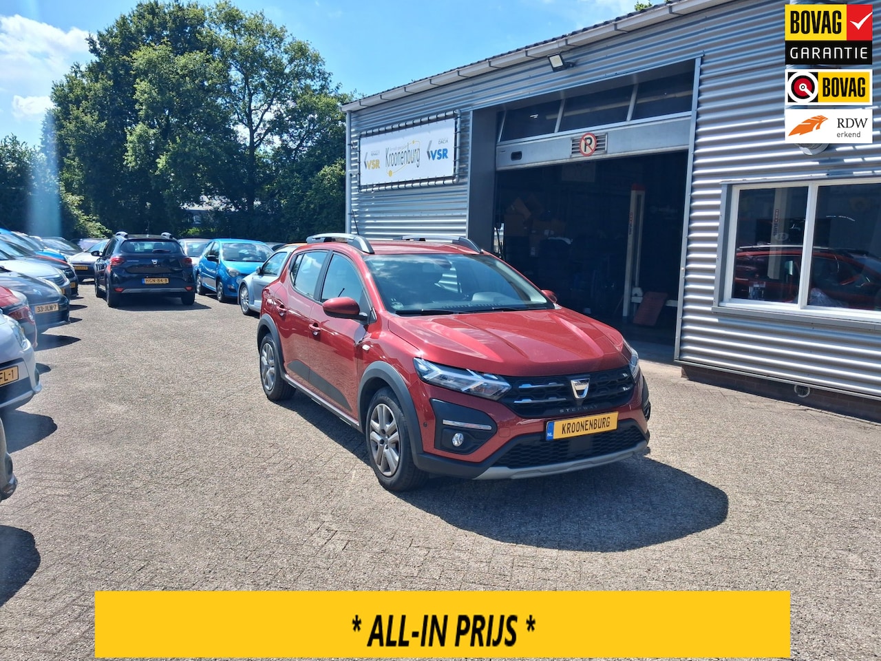 Dacia Sandero Stepway - 1.0 TCe 100 ECO-G LPG G3 Expression airco navi ALLINPRIJS - AutoWereld.nl