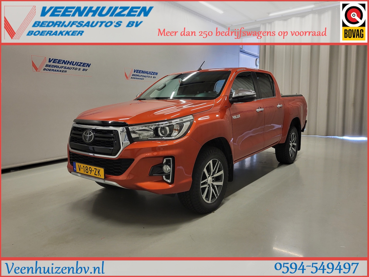 Toyota HiLux - 2.4D Pick-up Automaat Euro 6! - AutoWereld.nl