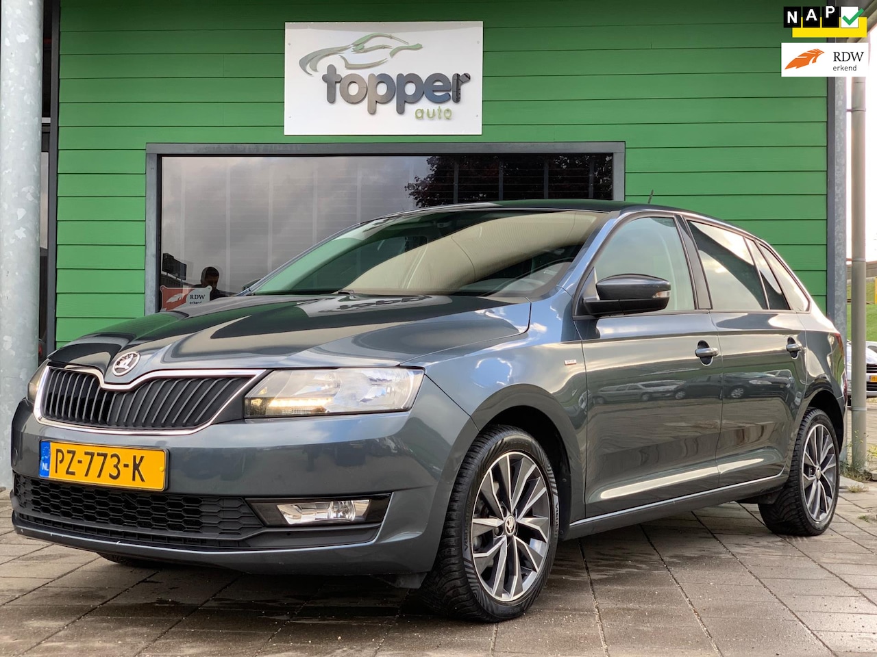 Skoda Rapid Spaceback - 1.0 TSI Greentech Drive |2e Eigenaar|Automaat|Navigatie|CruiseControl|Trekhaak| - AutoWereld.nl