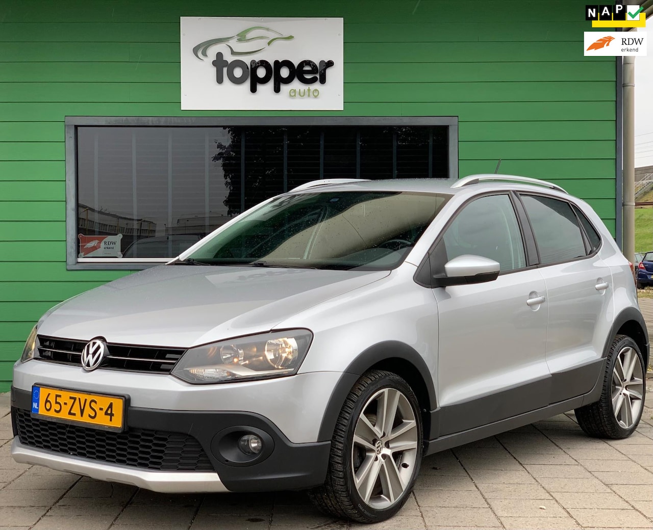 Volkswagen Polo - 1.2 TSI Cross|1e Eigenaar|Automaat|Navigatie|CruiseControl|Climatronic| - AutoWereld.nl