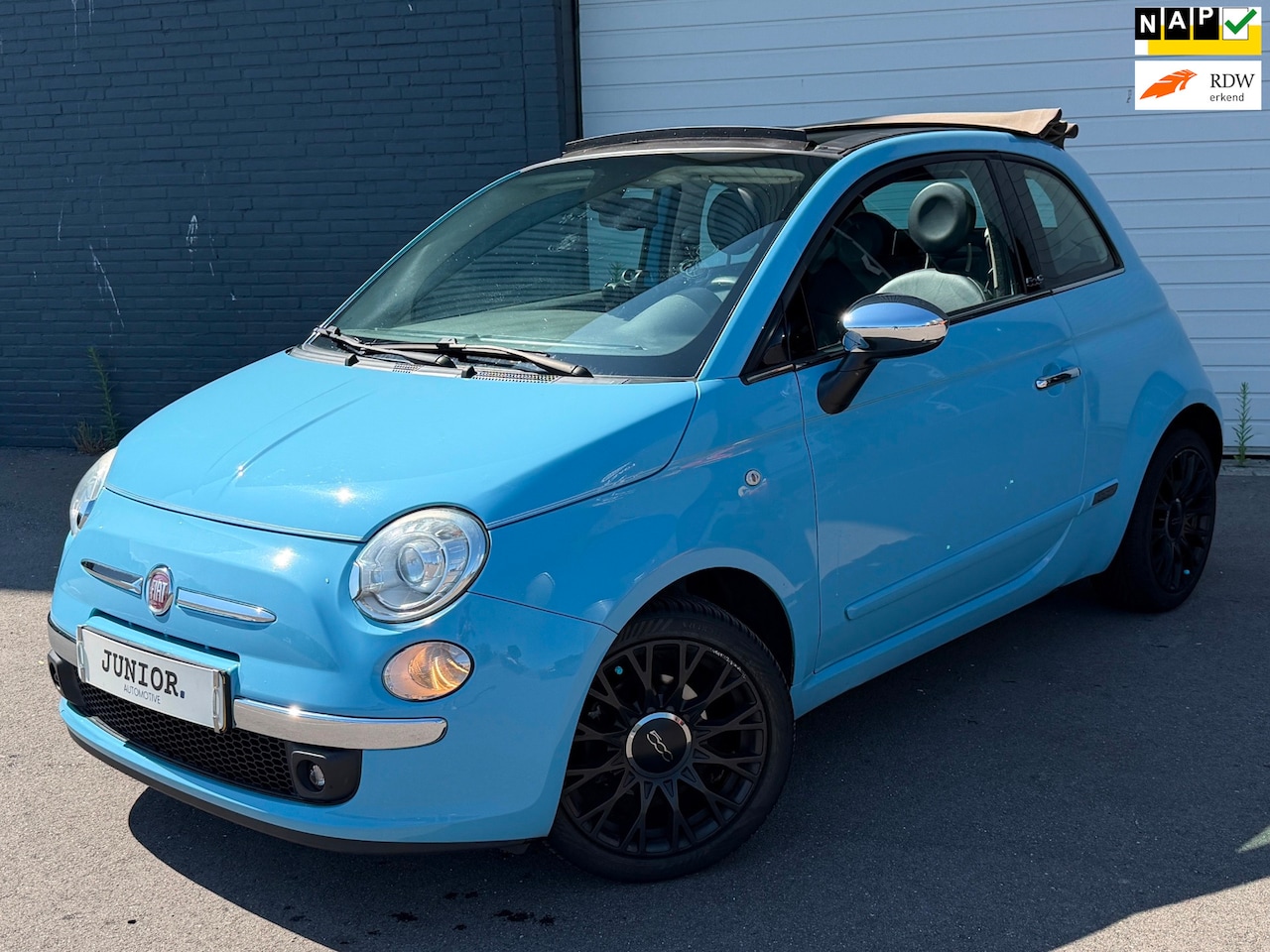 Fiat 500 C - 0.9 TwinAir Lounge AUTOMAAT/LEDER/CLIMA/PDC/LMV/NAP - AutoWereld.nl