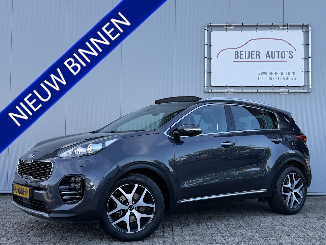 Kia Sportage - 1.6 T-GDI GT-Line PlusLine Schuifdak/1900 kg trekgewicht. - AutoWereld.nl