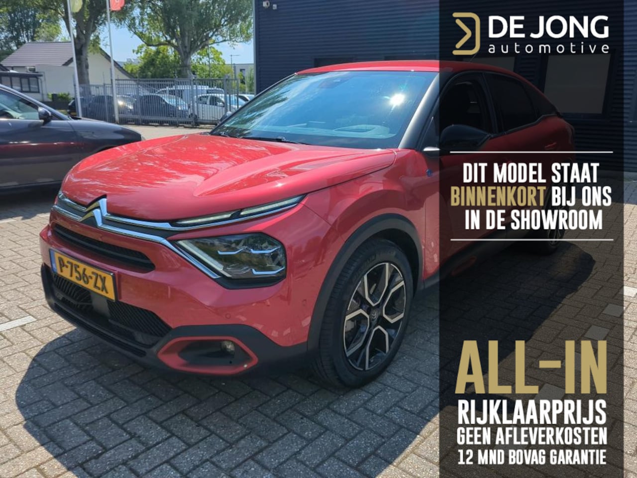 Citroën Ë-C4 - Shine 50 kWh ALL-INRIJKLAARPRIJS/Lederen interieur/Navi/keyless/Adaptive Cruise Controle - AutoWereld.nl