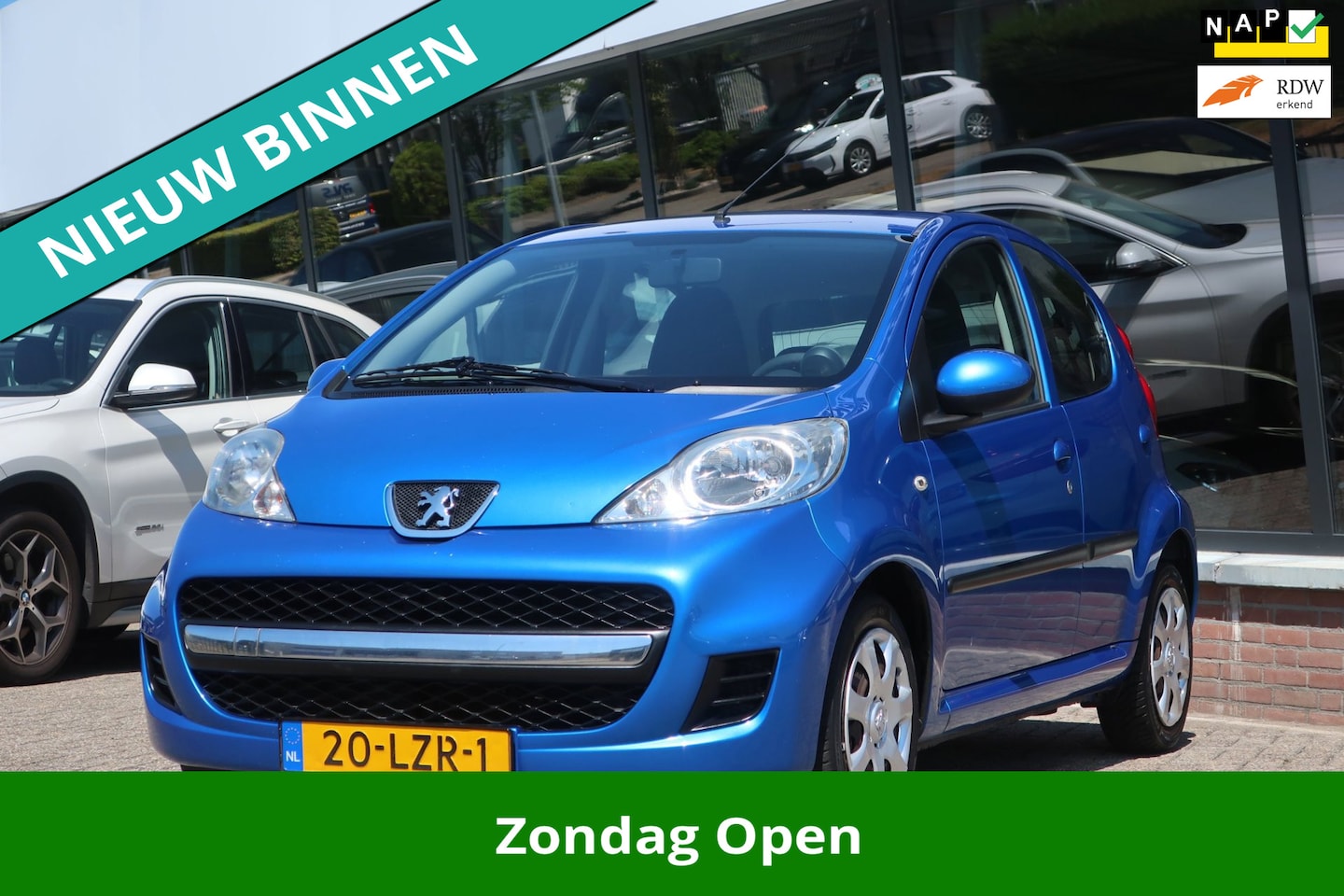 Peugeot 107 - 1.0-12V XS AIRCO_ELE-RAMEN_1 JAAR APK_NAP. - AutoWereld.nl