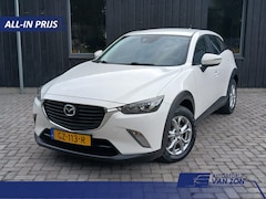 Mazda CX-3 - 2.0 SkyActiv-G 120 TS 2WD Parelmoer lak Navi Keyless Garantie All-in prijs Rijklaar 2e eigenaar NL-AUTO NAP