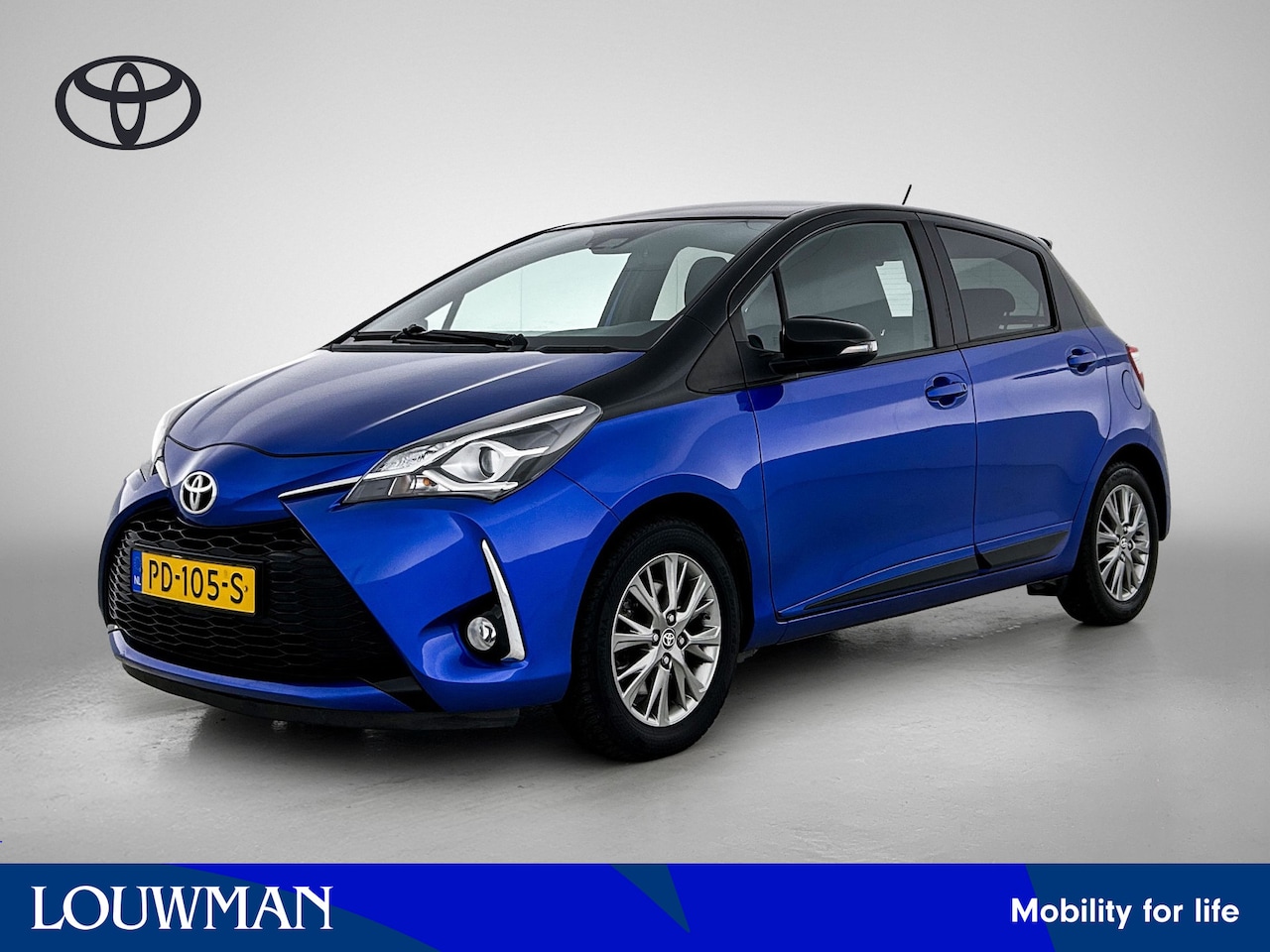 Toyota Yaris - 1.5 VVT-i Bi-Tone | Navigatie| Trekhaak | Achteruitrijcamera | Airco - AutoWereld.nl