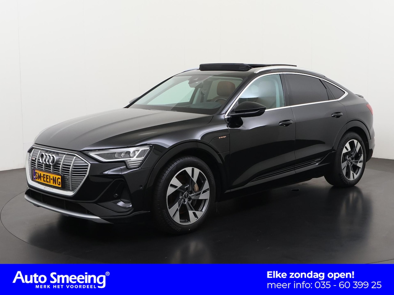 Audi e-tron Sportback - 55 quattro S-Line 95 kWh | SOH 98% | Panoramadak | Leder | Head Up | Trekhaak | Zondag Ope - AutoWereld.nl