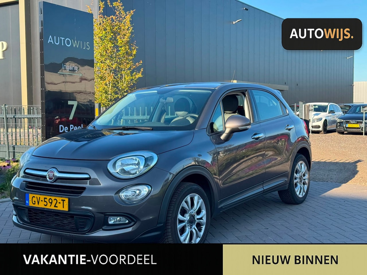 Fiat 500 X - 1.4 Turbo MultiAir PopStar|AUT|NAVI|CAMERA|KEYLESS|CLIMA| - AutoWereld.nl