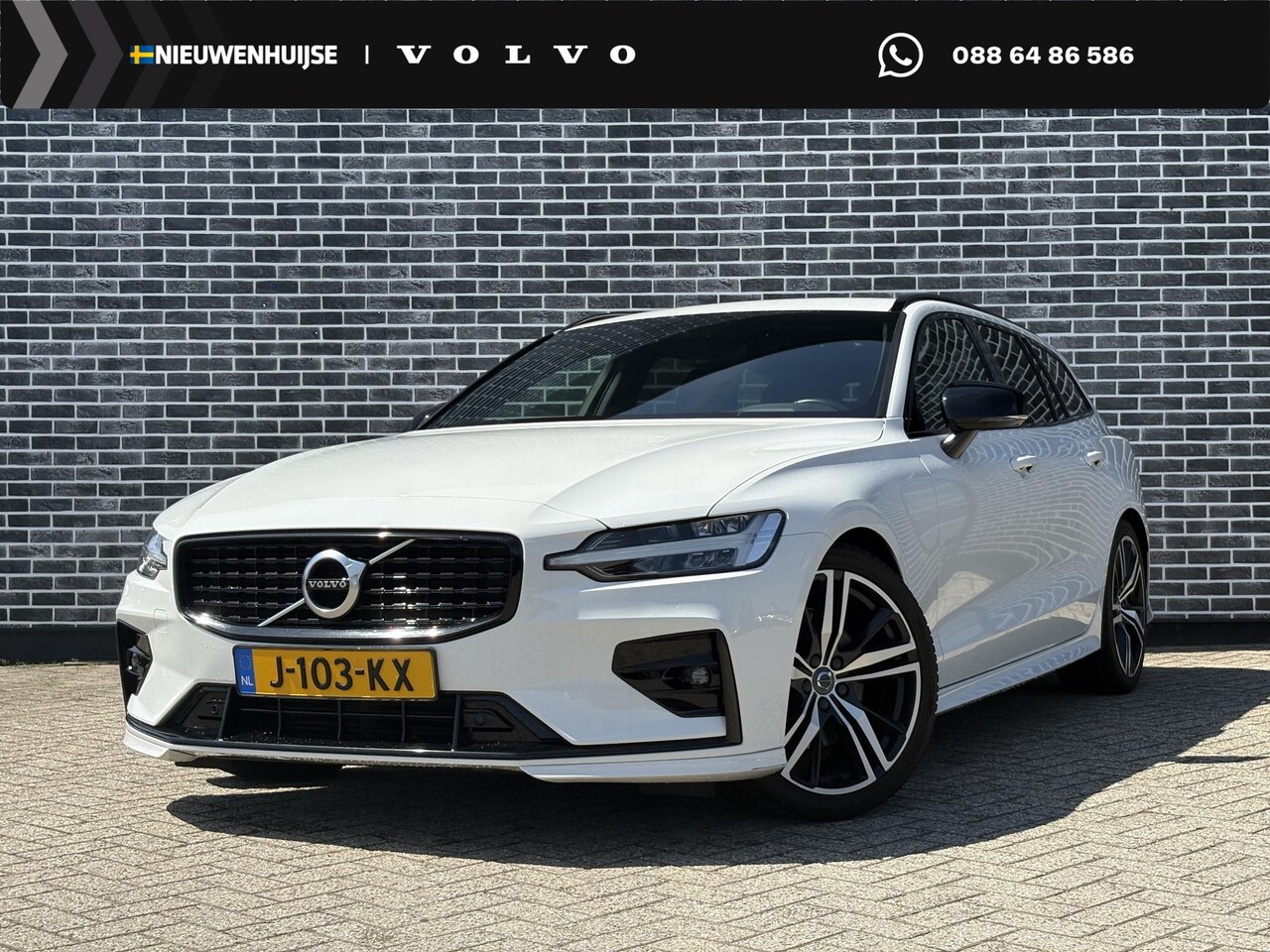 Volvo V60 - 2.0 B3 R-Design | Adaptieve cruise control | Stoel en stuur verwarming | 19" lichtmetaal v - AutoWereld.nl
